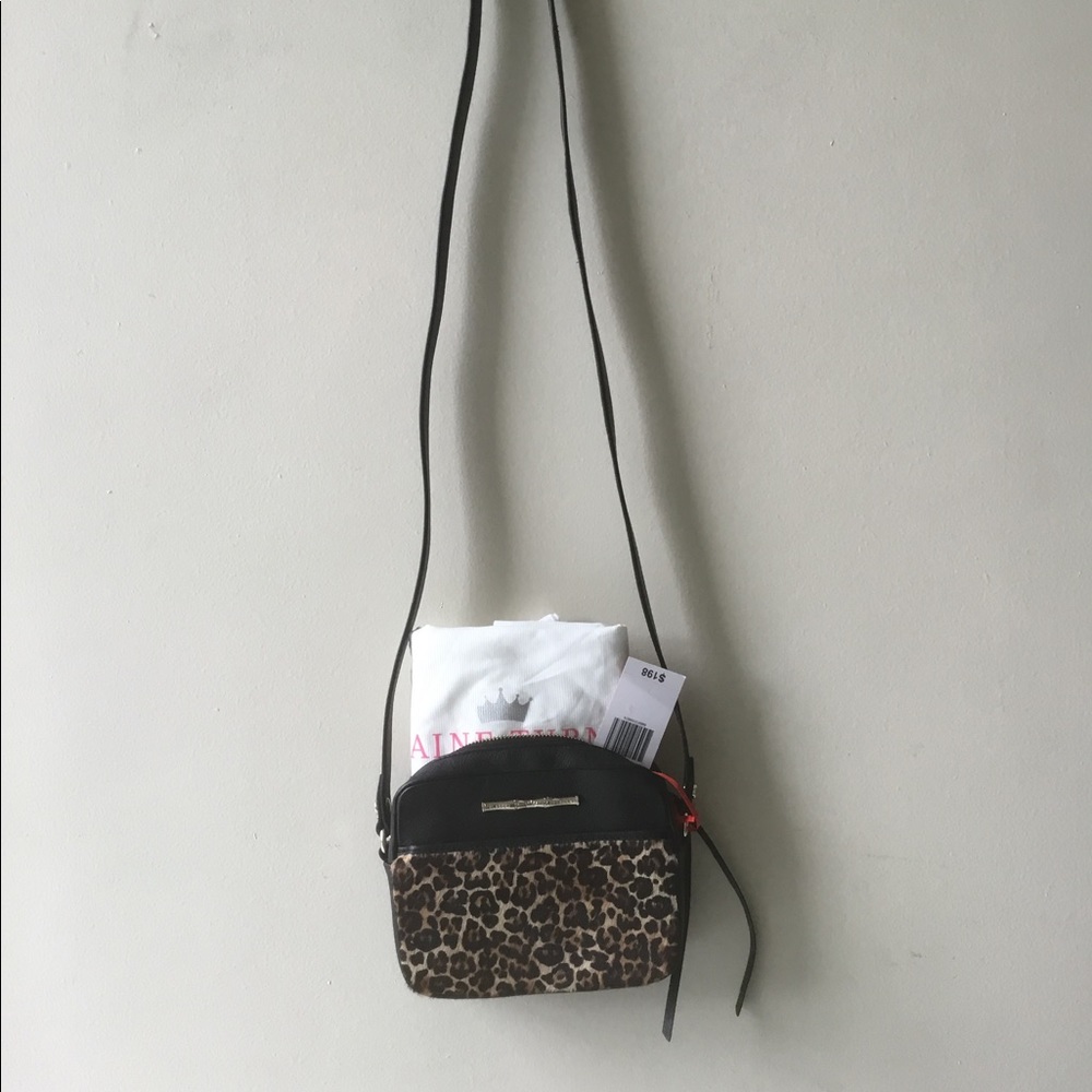 Elaine Turner Henley small leopard leather handbag - Picture 2 of 6